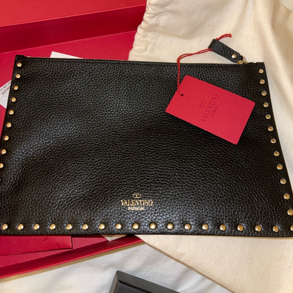 Valentino large flat pouch